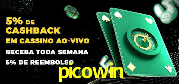 Promoções do cassino ao Vivo picowin